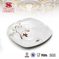 Guangzhou cerámica de cerámica de cerámica de 72 piezas cena con flores
